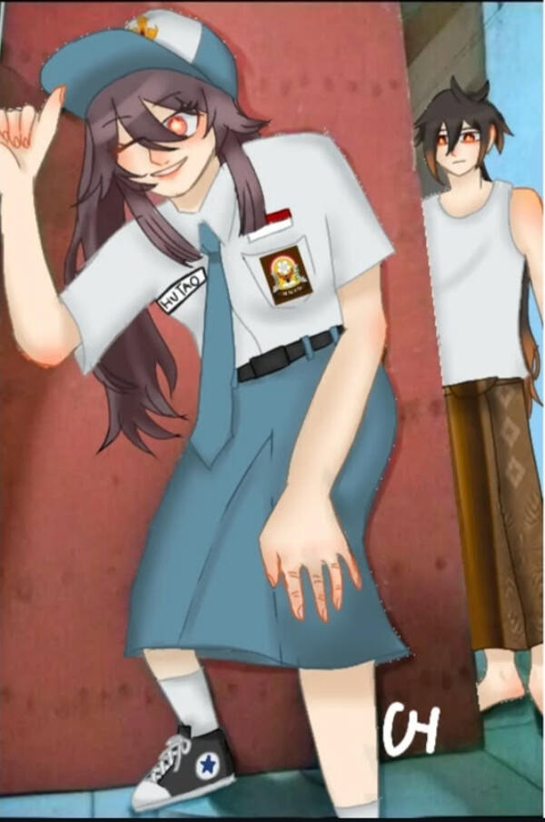 Local au Hu Tao and Zhongli