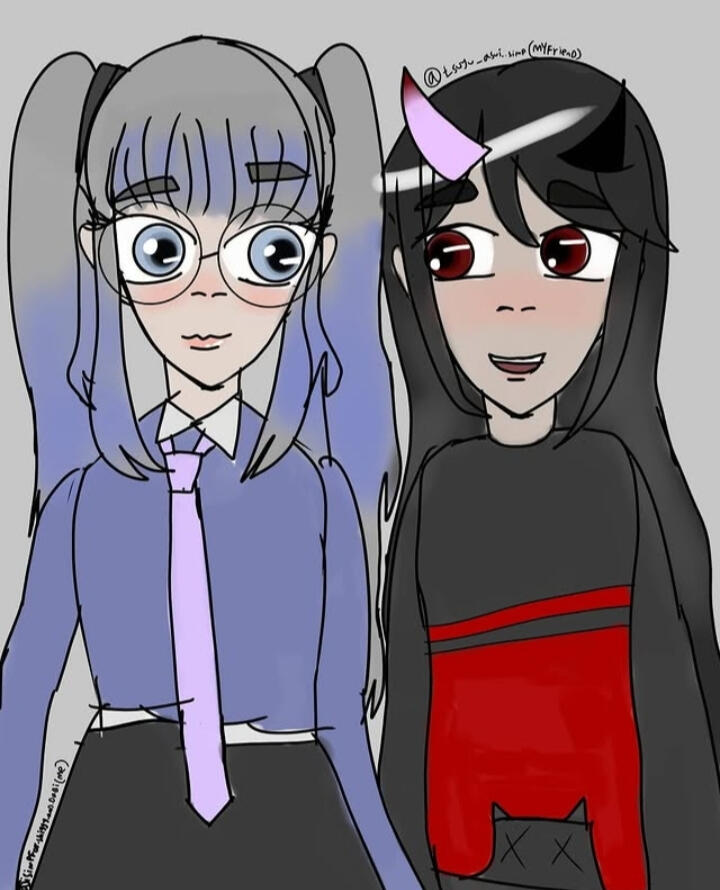 Me and my (ex) friend oc